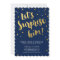 Gold Lettering Surprise Party Invitations for Him