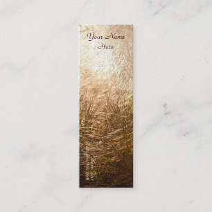Gold Light 001 Mini Business Card