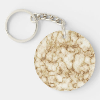 Gold light black marble texture keychain