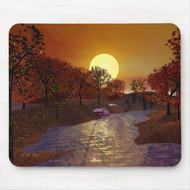 Gold Linger Mouse Pad (Front)