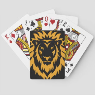 Gold Lion Big Graphic Playing Cards