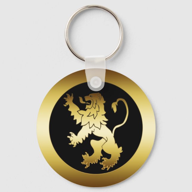 GOLD LION KEYCHAIN (Front)