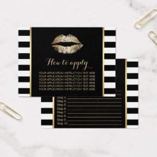 Gold Lips Instructions d'application pour les band