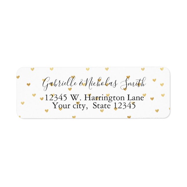 Gold Little Hearts (Front)