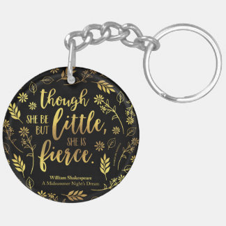 Gold Little Mais Fierce William Shakespeare Floral