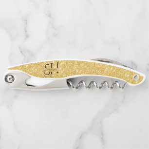 Gold Logo Corkscrew