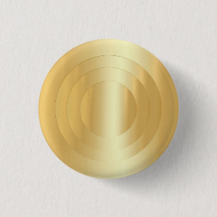 Gold Look Elegant Custom Trendy Blank Template 1 Inch Round Button