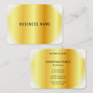 Gold Look Professional Modern Elegant Template Business Card