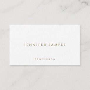 Gold Look Text Premium Ultra Thick Luxury Elite Business Card