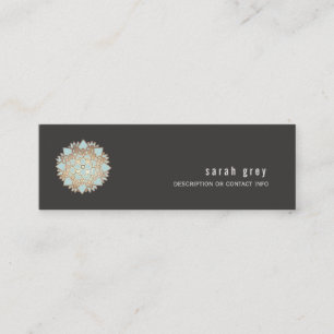 Gold Lotus Calling Card Business Card
