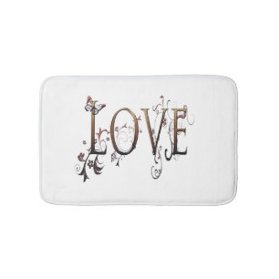 Gold Love Bath Mat