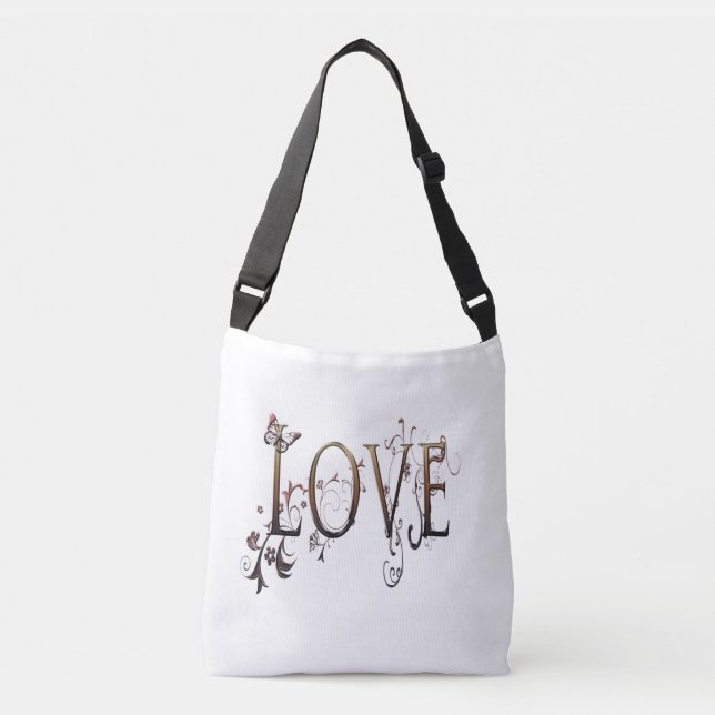Gold Love Crossbody Bag (Front)