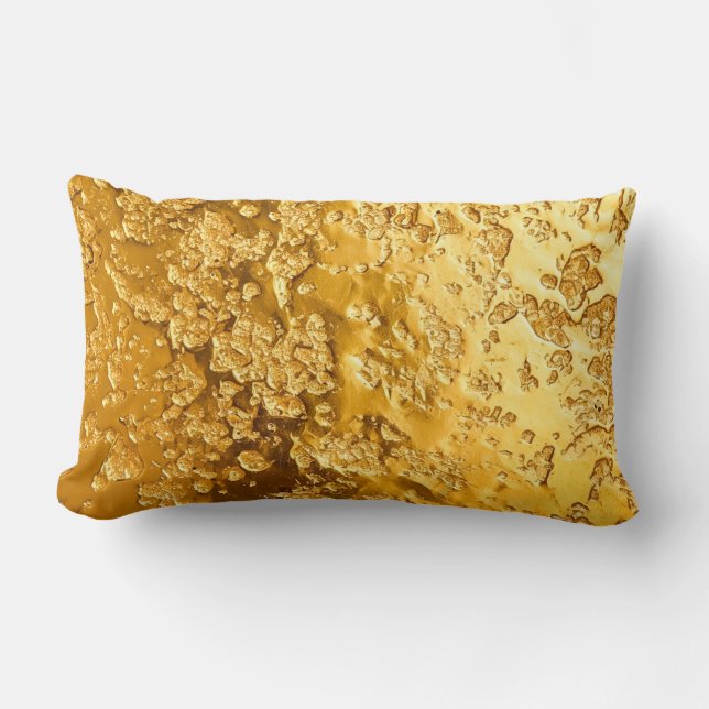 Gold Lumbar Pillow (Front)