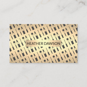 Gold Lux / Speckled (make up) Business Card