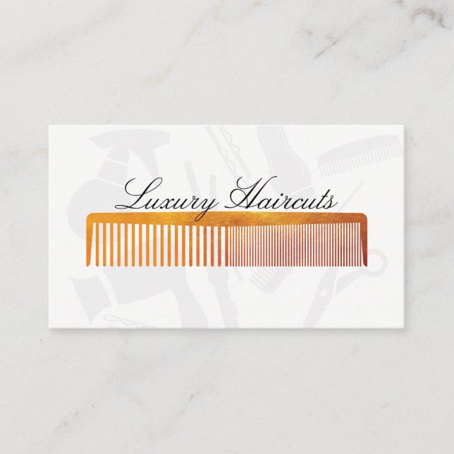 Gold Luxe Comb Hair Stylist Appointment (Front)