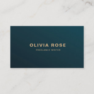 Gold Luxe Moderne Carte de visite professionnel