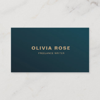 Gold Luxe Moderne Carte de visite professionnel