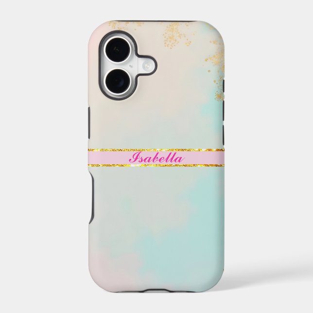 Gold Luxury Modern Blush Pink Soft Mint Collection (Back)