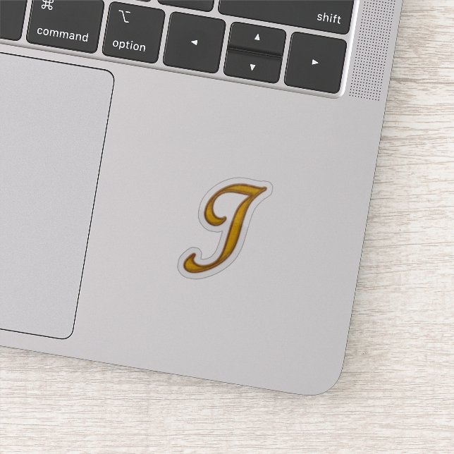 Gold Luxury Monogram I (Detail)