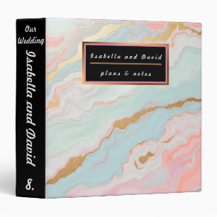 Gold Luxury Popular Blush Pink Mint Collection Binder