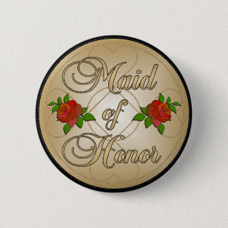 Gold Maid of Honour (MoH) button