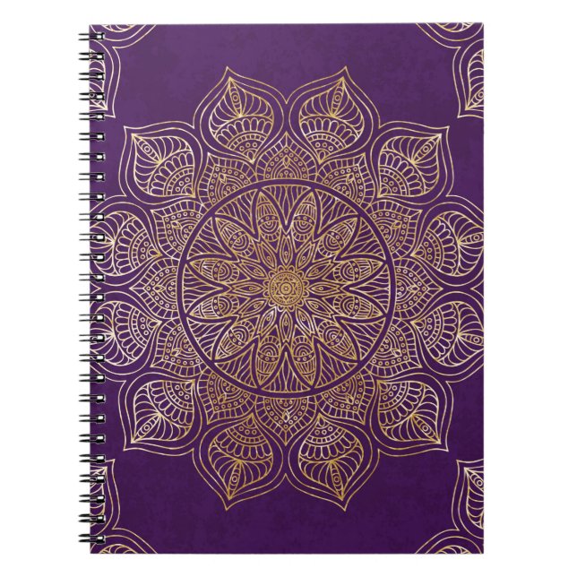 Gold mandala notebook (Front)