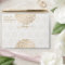 Gold mandala rangoli Indian wedding envelope