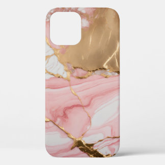 gold marble iPhone 12 case