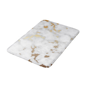Gold Marble classy design Bath Mat