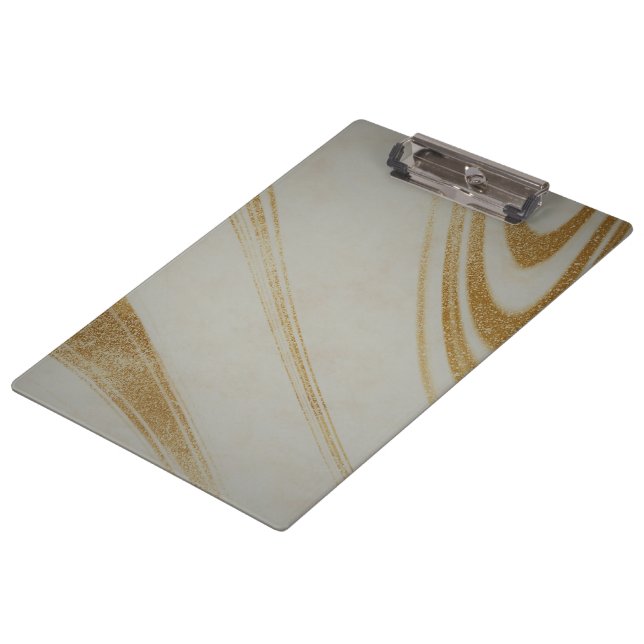 Gold Marble Clipboard (Angled)