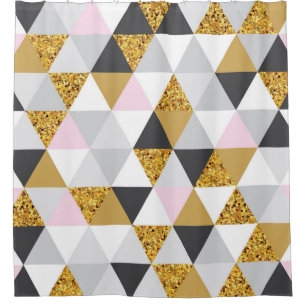 Gold marble, geometric seamless texture