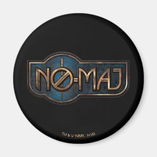 Gold & Marble NO-MAJ™ Badge Magnet