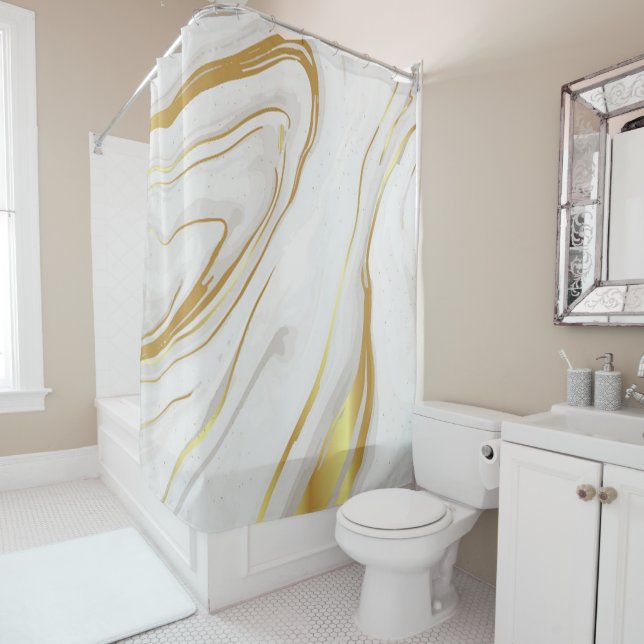 Gold Marble Swirl  (In Situ)