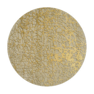 Gold Marbling: Grunge Texture Design Cutting Board