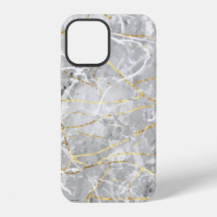 Gold marbling texture iPhone 12 case