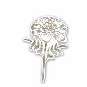 Gold Marigold Flower