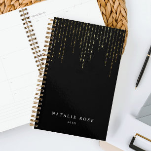 Gold Marquee Personalized Planner