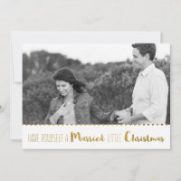 Gold, Marry and Bright Christmas Save the Date
