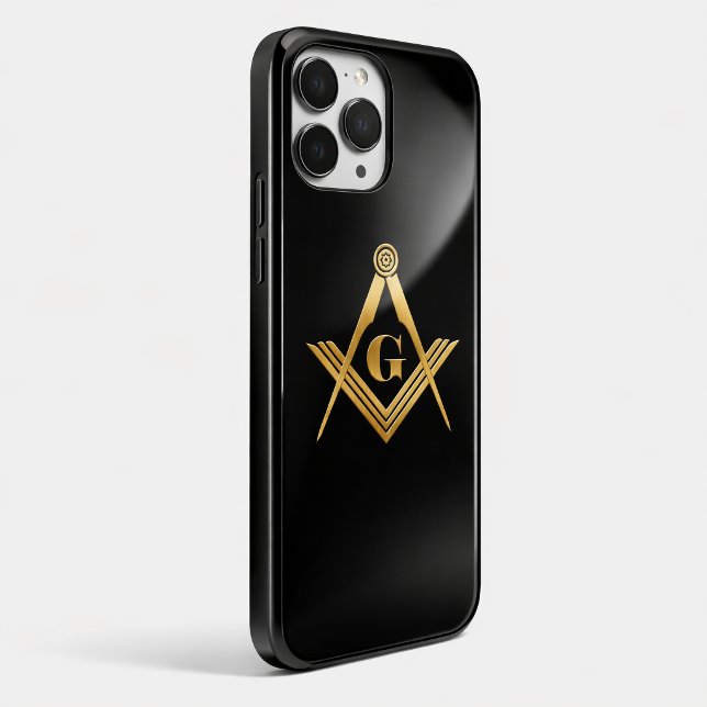 Gold Masonic Square and Compass Black (Creator Uploaded)