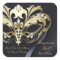 Gold Masquerade Black Party Sticker