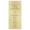 Gold Masquerade Purple Jewelled Wedding Program