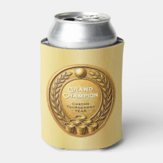 Gold Medal Beer Pong Tournament Championship Can Cooler