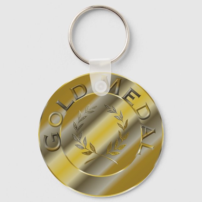 Gold Medal Keychain (Front)