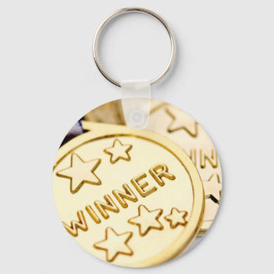 Gold Medal Keychain