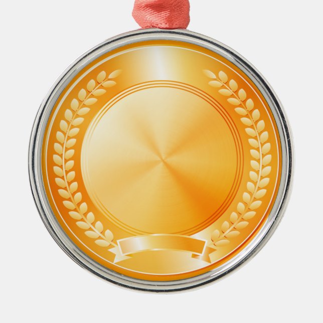 Gold Medal of Honour Metal Ornament (Front)