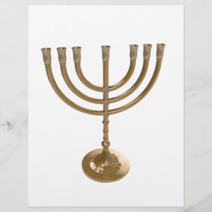 gold menorah