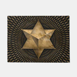 Gold Merkabah Doormat