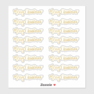 Gold Merry Christmas Order Large Or XL Sizes Only