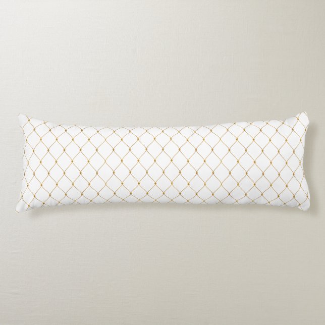 Gold Mesh Body Pillow (Front)