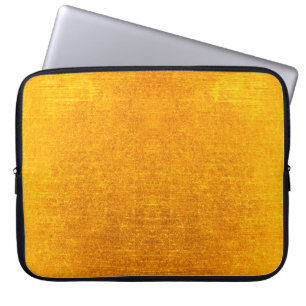Gold metal brushed background or texture of brushe laptop sleeve